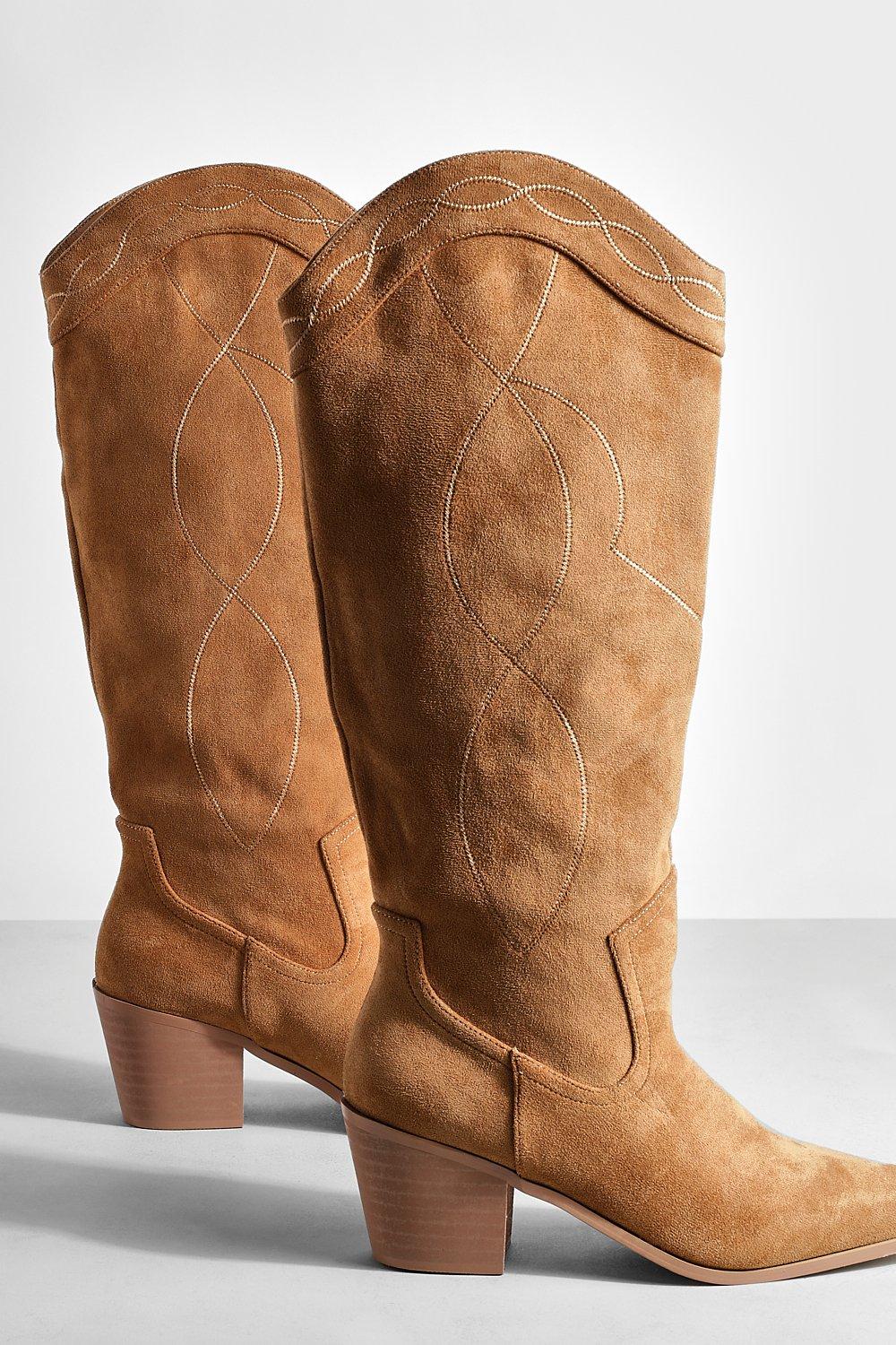 Cowboy clearance boots boohoo